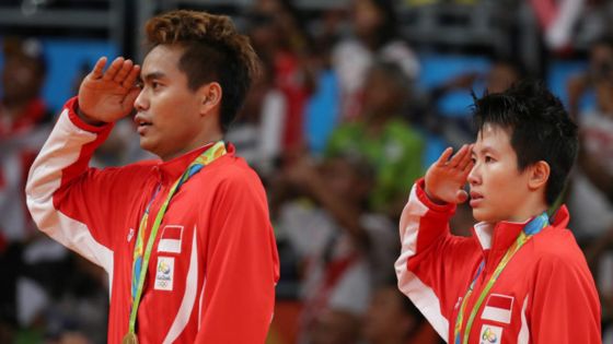 Tantowi Ahmad dan Liliyana Natsir di Olimpiade Rio 2016 (sumber kompas)