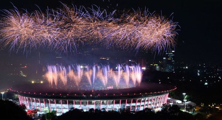 Pembukaan Asian games 2018 (sumber Kompas)