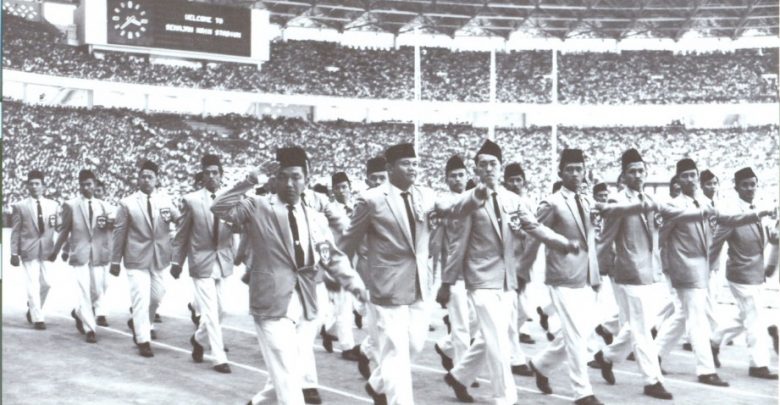 Pembukaan Asian Games 1962 (sumber ANRI)