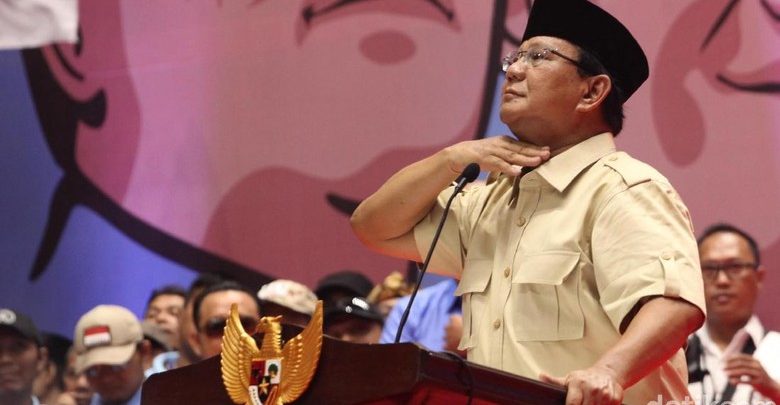 Prabowo Subianto (Foto Detik)