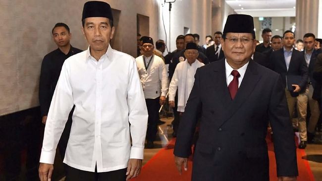 Joko Widodo dan Prabowo Subianto (Foto CNN Indonesia)