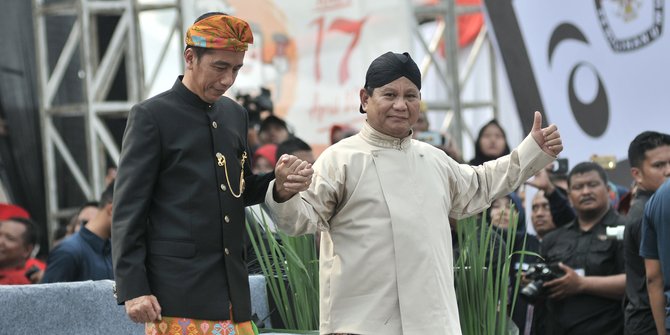 Presiden Joko Widodo dan Prabowo Subianto (Foto merdeka)