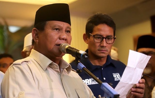 Prabowo dan Sandiaga (foto Jawa Pos)