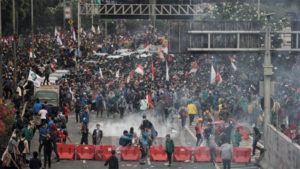 demonstrasi mahasiswa (foto tempo)